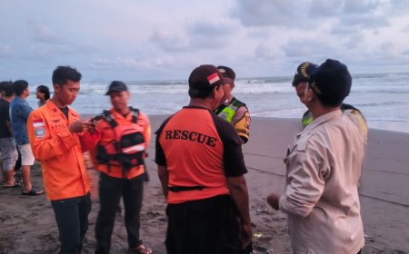 Terjadi Lagi, Tiga Anak di Kebumen Terseret Ombak Samudera Indonesia