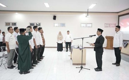 Kantah Bantul Lantik Panitia Ajudikasi PTSL Baru demi Kepastian Hukum Rakyat
