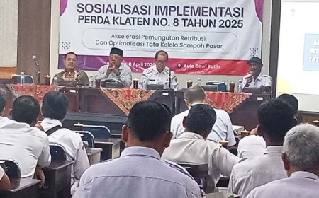 Genjot PAD Lewat Sampah Pasar, DKUKMP Klaten Siap Terapkan Penyesuaian Tarif Retribusi Terbaru