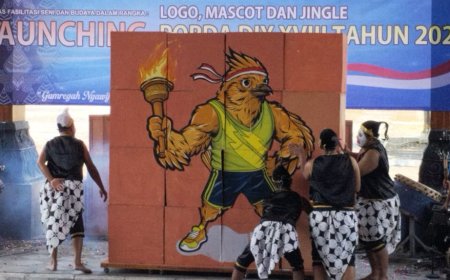Maskot Porda dan Peparda DIY 2027 Diluncurkan