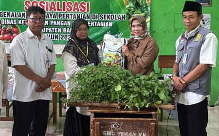 Titis Ajeng Dukung Pengenalan Pertanian Sejak Dini