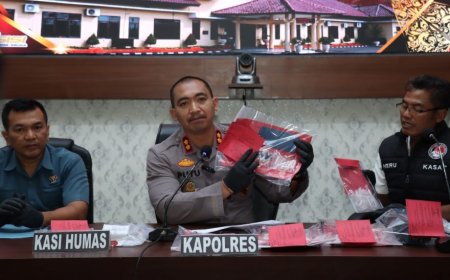 Pengedar Sabu di Kebumen Ditangkap dengan Barang Bukti 28,90 Gram