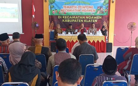 Stunting di Kecamatan Ngawen Klaten Perlu Perhatian Serius