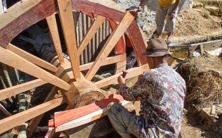 Kincir Air Tradisional di Minangkabau Terancam Punah