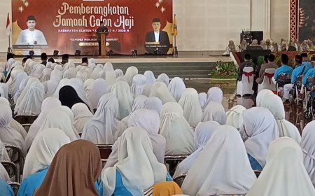 Pamitan Haji, Bupati Klaten Pesan Jaga Kesehatan dan Kekompakan