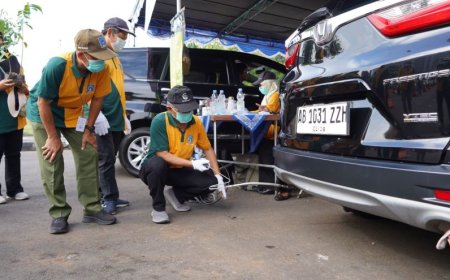 DLH Sleman Uji Emisi 1.000 Kendaraan di Lapangan Denggung