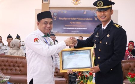Rutan Purworejo Gelar Tasyakuran Hari Bakti Pemasyarakatan