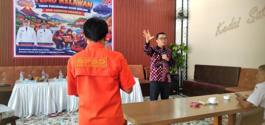 Rentan Bencana, BPBD Purworejo Bekali Relawan