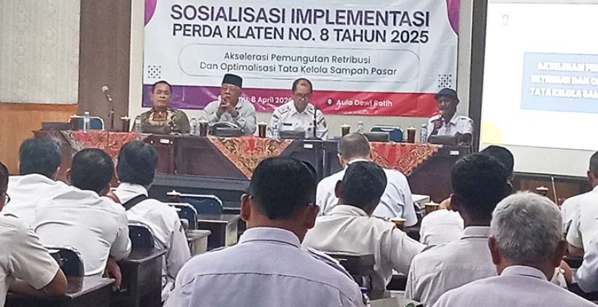 Genjot PAD Lewat Sampah Pasar, DKUKMP Klaten Siap Terapkan Penyesuaian Tarif Retribusi Terbaru