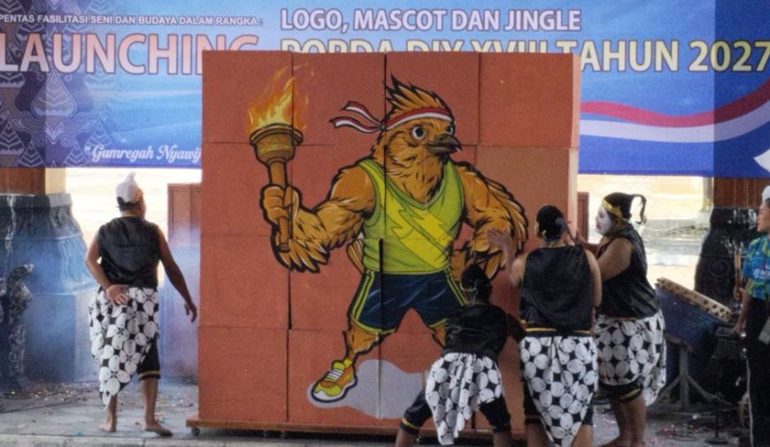 Maskot Porda dan Peparda DIY 2027 Diluncurkan