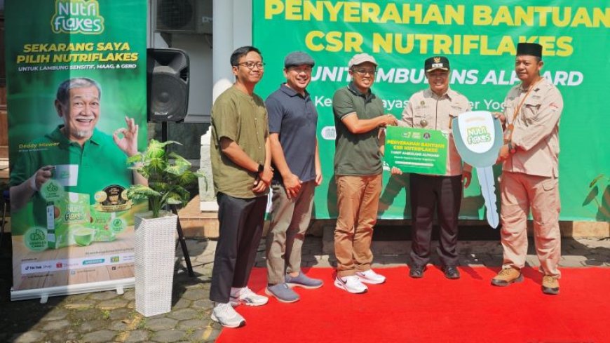 Nutriflakes Bantu Ambulans Alphard untuk Yayasan Jupiter
