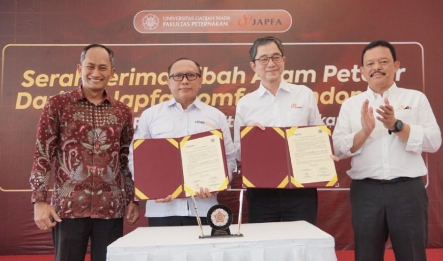 JAPFA dan UGM Kembangkan Peternakan Ayam Petelur Umbaran
