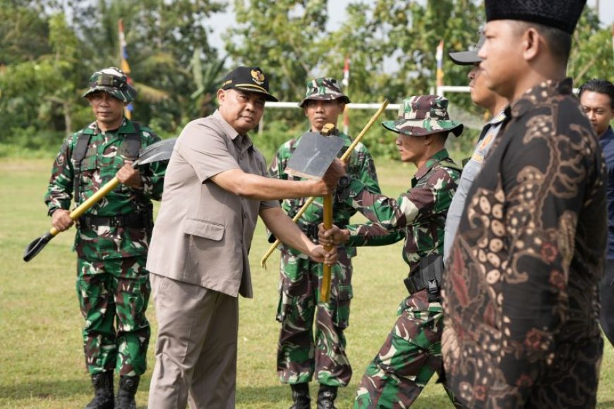 TMMD Sengkuyung Tahap II Resmi Dibuka, di Sendangrejo Sleman