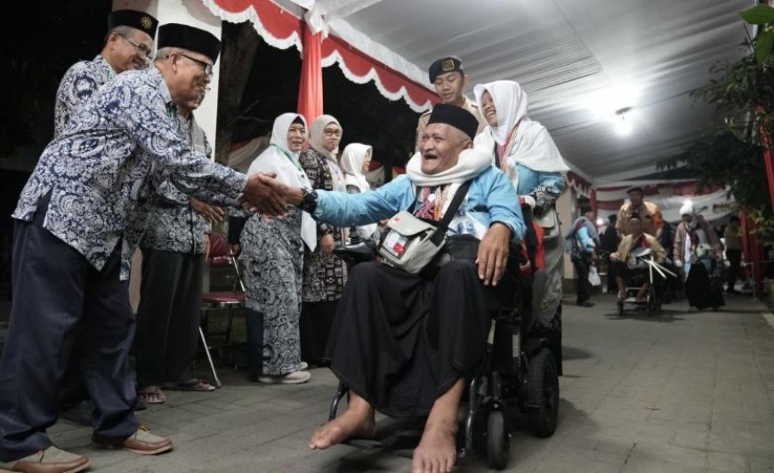 Jamaah Haji Asal Sleman Kloter 3-YIA Berangkat ke Tanah Suci