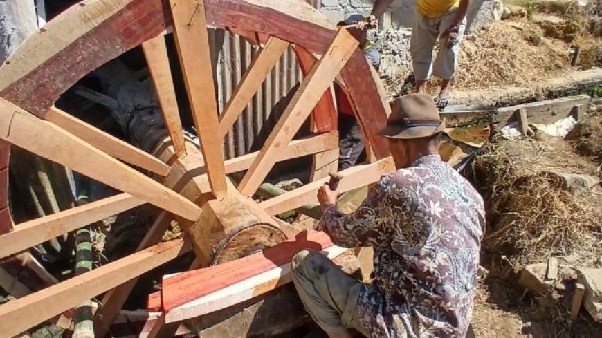 Kincir Air Tradisional di Minangkabau Terancam Punah