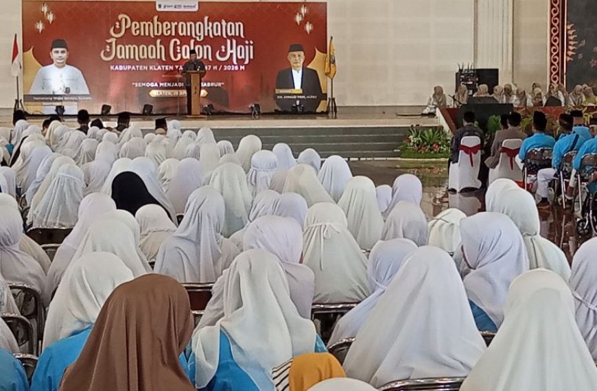 Pamitan Haji, Bupati Klaten Pesan Jaga Kesehatan dan Kekompakan