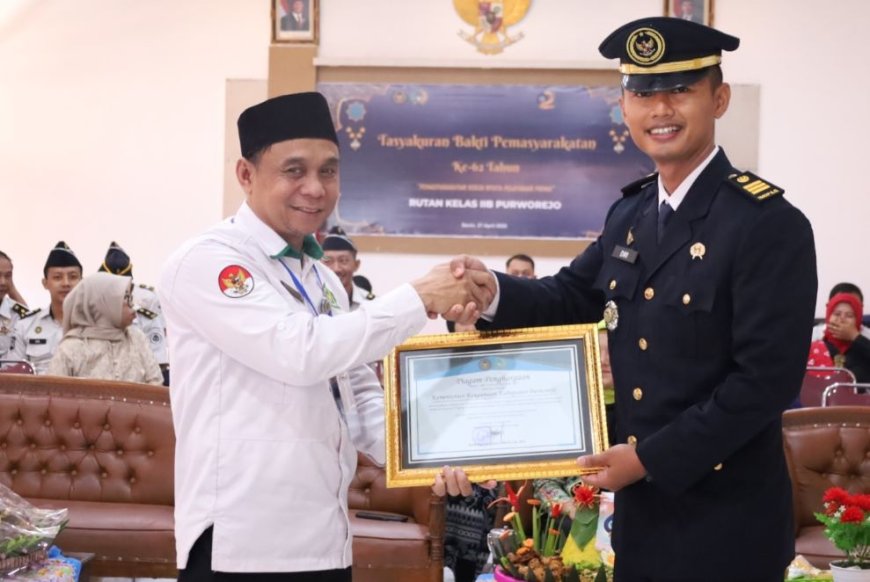 Rutan Purworejo Gelar Tasyakuran Hari Bakti Pemasyarakatan