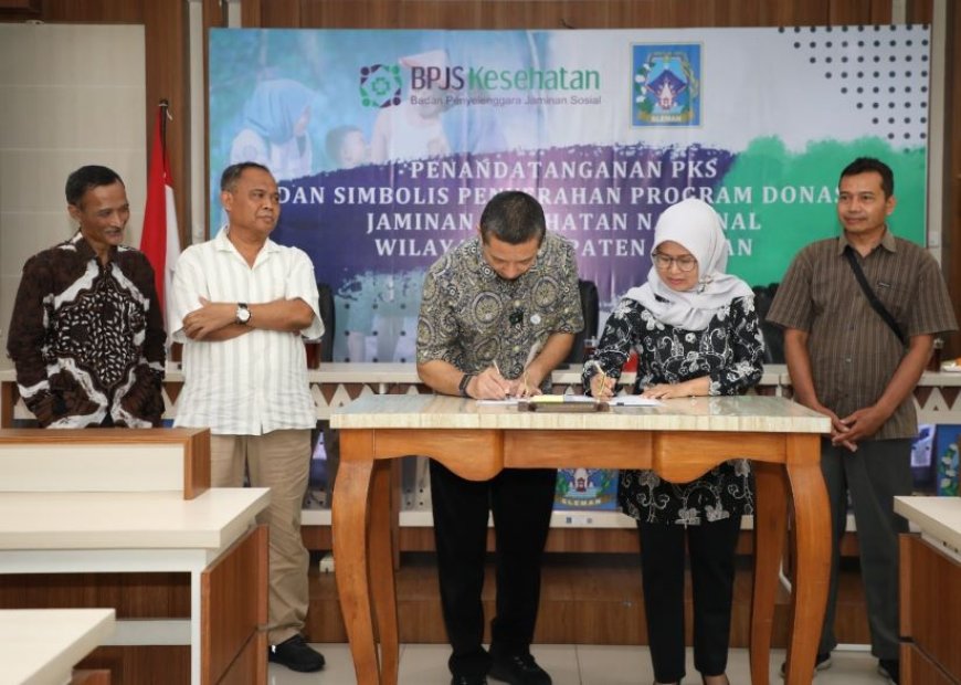 BPJS Cabang Sleman dan Mitra JKN Teken Kerja Sama