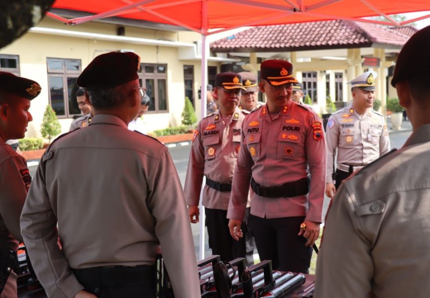 Polres Kebumen Gelar Apel Pasukan Menjelang Hari Buruh