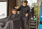 Apresiasi Guru dan Buruh, Dawuhan Roastery dan Arfa Barbershop Beri Cukur Serta Kopi Gratis