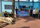 PDAM Purworejo Kurban Sapi dan Kambing, Dibagi ke Warga Sekitar Kantor