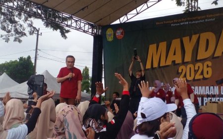 Bupati Bantul kepada Buruh: I Love You Full
