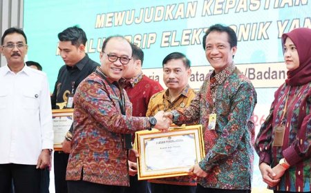 Transformasi Tata Kelola Pertanahan, Kantah Sleman Sabet Penghargaan Unit Kearsipan Terbaik dari Kementerian ATR/BPN