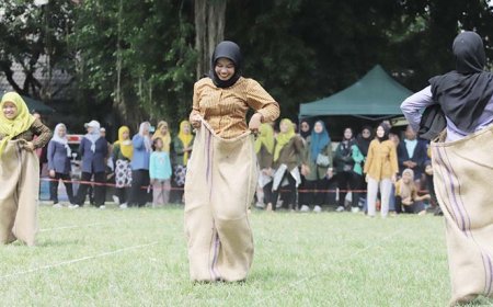 Melawan Lupa dengan Egrang dan Balap Karung, Olahraga Tradisional Guncang Sleman