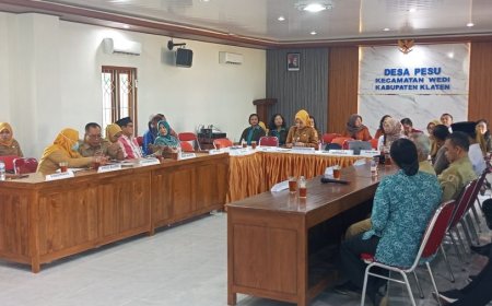 Kampung KB Desa Pesu Klaten Masuk Nominasi Lima Terbaik Jawa Tengah