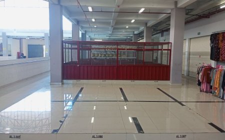 Sepi Pembeli, Dua Kios Beras di Lantai Tiga Pasar Gedhe Klaten Dibongkar