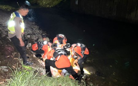 Pengendara Motor Ditemukan Meninggal di Sungai Karanganyar Kebumen