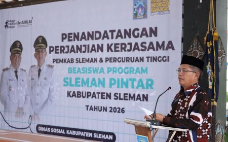 Pemkab Sleman Gandeng 34 Perguruan Tinggi untuk Program Beasiswa 
