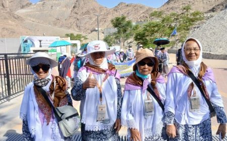 Jamaah Haji asal Yogyakarta Napak Tilas Perjalanan Kanjeng Nabi