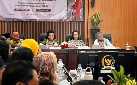 DPD RI Soroti Mandeknya RUU Masyarakat Adat