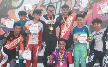 Sembuh dari Cedera, Andy Prayoga dan Milatul Khaqimah Rajai Seri Perdana 76 Indonesian Downhill 2026