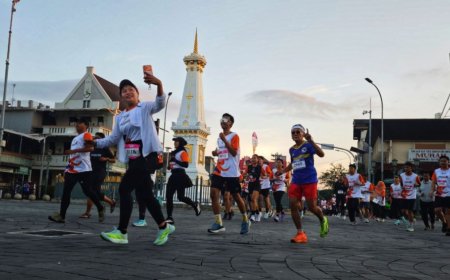 Ribuan Pelari Padati Jogja Run D-City, Beri Beasiswa Pendidikan