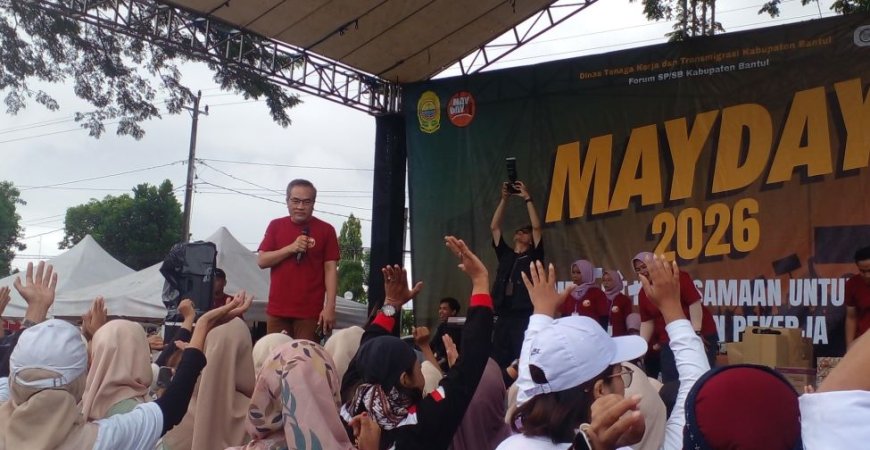 Bupati Bantul kepada Buruh: I Love You Full