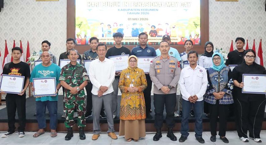 Peringatan Hari Buruh Penuh Makna: KSPSI Kebumen Beri Penghargaan Pekerja SPPG Tanpa Gelar Aksi Jalanan