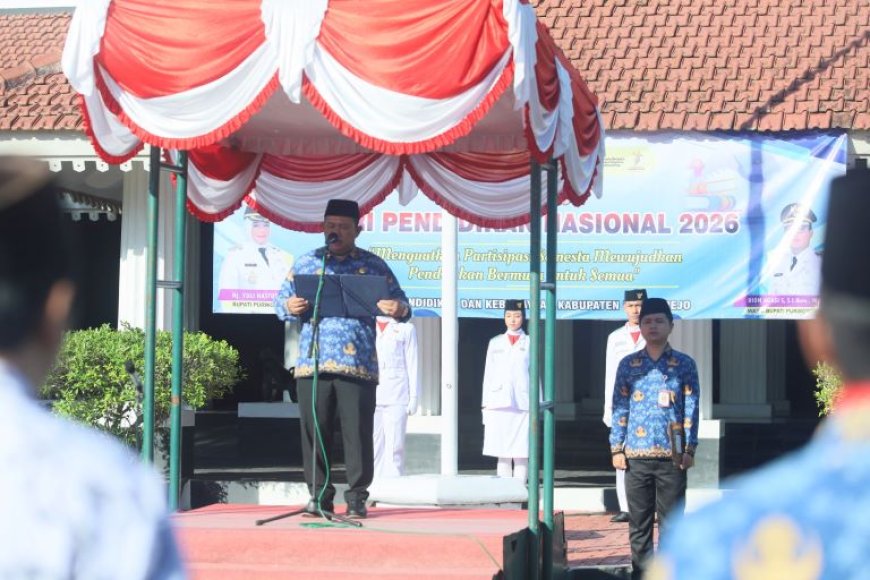 Pemkab Purworejo Gelar Upacara Hardiknas 2026