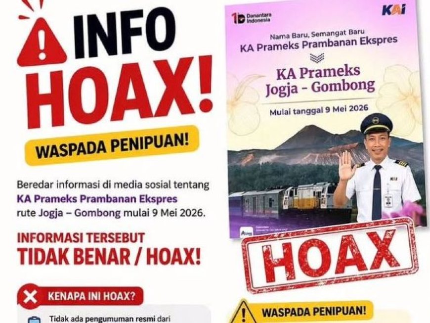 PA KAI Bantah Rute KA Prameks Sampai Gombong