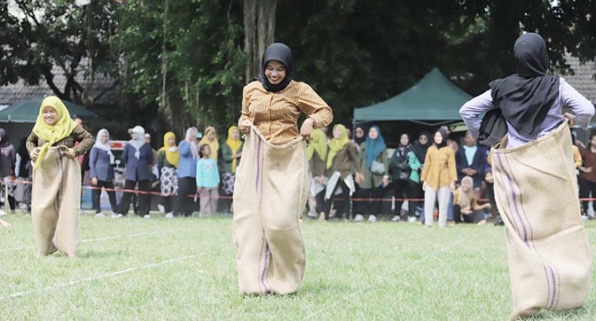 Melawan Lupa dengan Egrang dan Balap Karung, Olahraga Tradisional Guncang Sleman