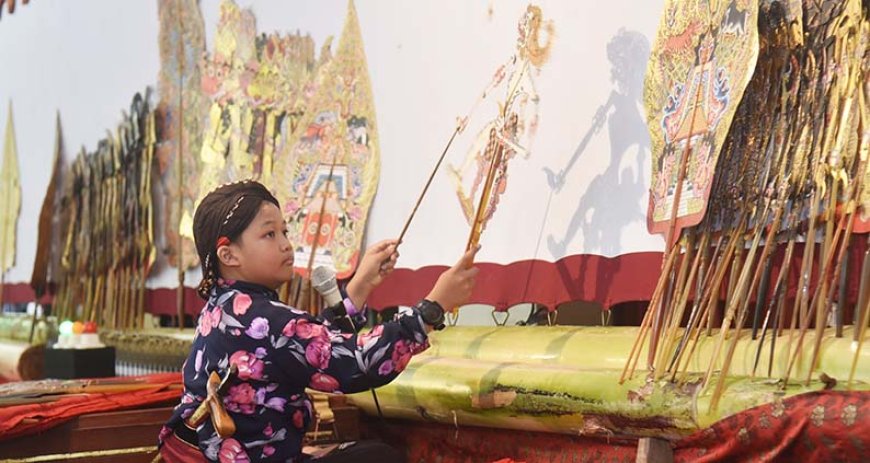 Para Pendekar Cilik Sleman "Unjuk Gigi" di Festival Dalang 2026