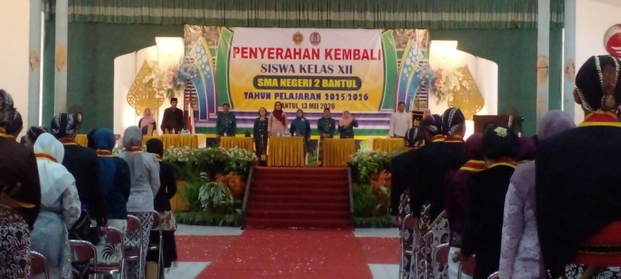Bernuansa Jawa, SMAN 2 Bantul Meluluskan 286 Siswa