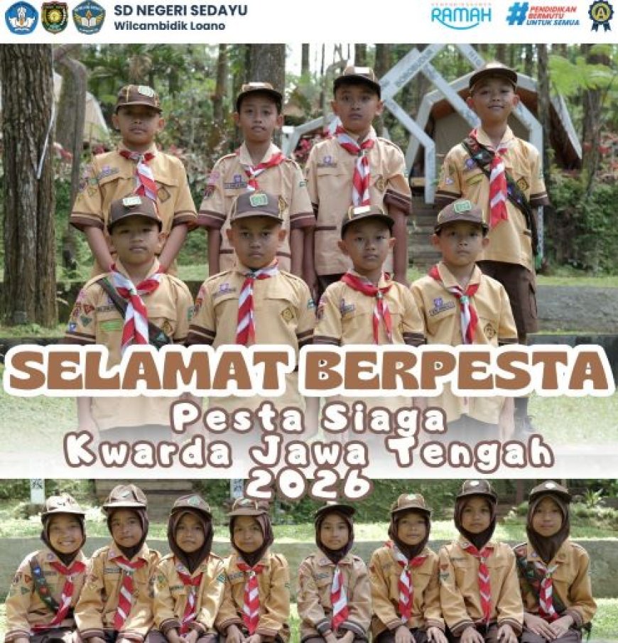 SDN Sedayu Purworejo Melaju ke Pesta Siaga Jateng