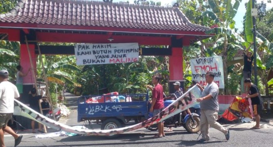 Warga Tolak Dukuh Pencuri Gamelan Memimpin Kembali