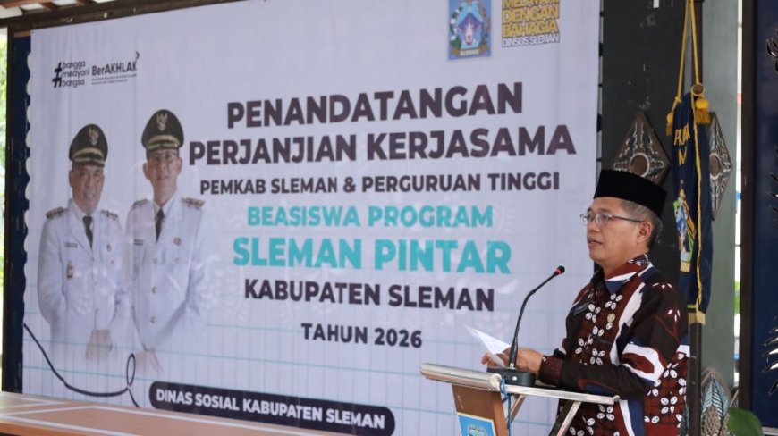 Pemkab Sleman Gandeng 34 Perguruan Tinggi untuk Program Beasiswa 