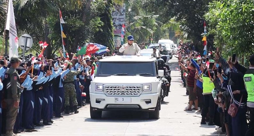 Lautan Massa Sambut Presiden Prabowo di Kebumen, Ratusan Personel Gabungan Siaga Penuh