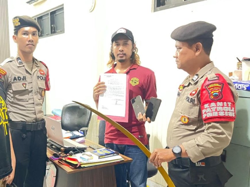 Dua Pemuda Bawa Sajam di Tempat Umum Diamankan Petugas