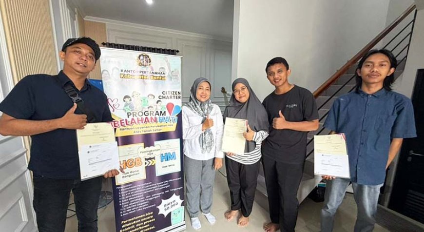 Urus Sertipikat Sehari Jadi, Inovasi “Belahan Jiwa” BPN Bantul Gebrak Perumahan DM Village Sudimoro