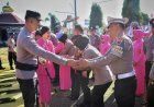 Didampingi Pasangan, 70 Personel Polres Kebumen Naik Pangkat